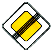 ГОСТ Р 52290–2004 Технические средства организации дорожного движения Знаки дорожные Общие технические требования  Приложение А (обязательное) Изображения, номера и наименование знаков 
2 Знаки приоритета
